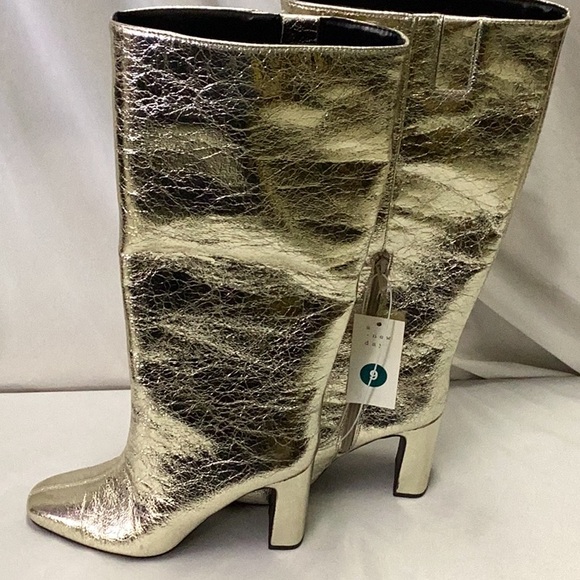 Diva Stovepipe Tall Boots - A New Day - Gold - new - Picture 8 of 10